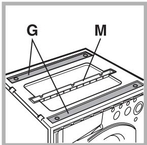 HOTPOINT AWM 129 - Accessoires fournis pour le réglage de la hauteur. - 1