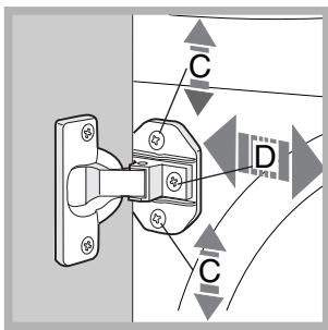 HOTPOINT AWM 129 - Montage de la machine à l'intérieur des éléments. - 2