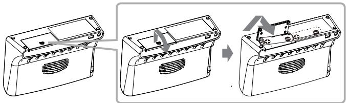 AGFA AC8130D - Étapes d'insertion des piles - 1