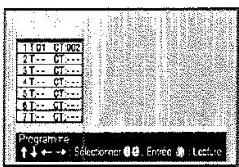 TOSHIBA SD 22 VE - Appuyez sur / pour selectionner le numero du titre "T, le chapitre "CT" ou le numero de piste. Utilisez les 10 touches numériques pour - 1