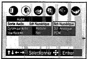 TOSHIBA SD 22 VE - Selection de la sortie du son - 1