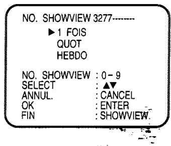 TOSHIBA SD 22 VE - Entre le code SHOWVIEW à l'aide des 10 touches numériques. - 1