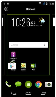 ACER JADE Z BLANC LUNAIRE - Ajouter ou supprimer des dossiers - 1