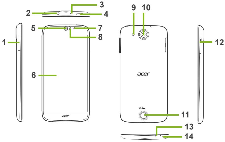 ACER JADE Z BLANC LUNAIRE - Présentation de votre Smartphone - 1
