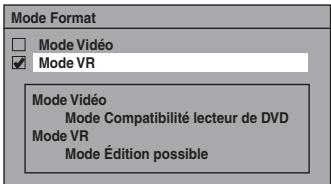 TOSHIBA DVR-80KF - Choix du format d'enregistrement pour un disque DVD-RW vierge - 3