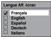 TOSHIBA DVR-80KF - Langue Aff. écran (Par défaut: Français) - 1