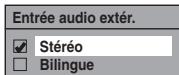 TOSHIBA DVR-80KF - Réglage de l'entrée audio extérieure - 6
