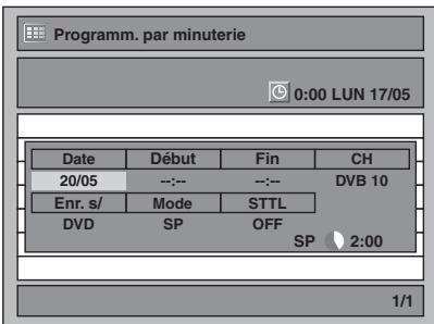 TOSHIBA DVR-80KF - Entre la date en utilisant le [ / ] , puis appuyez sur le [>. - 2