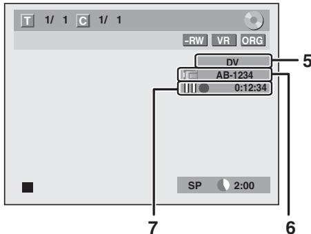 TOSHIBA DVR-80KF - Guide sur la DV et les écrans d'affichage - 2