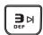 PHILIPS CD1351 - Touches du combiné pour acceder au répondeur TOUCHES FONCTIONS - 4
