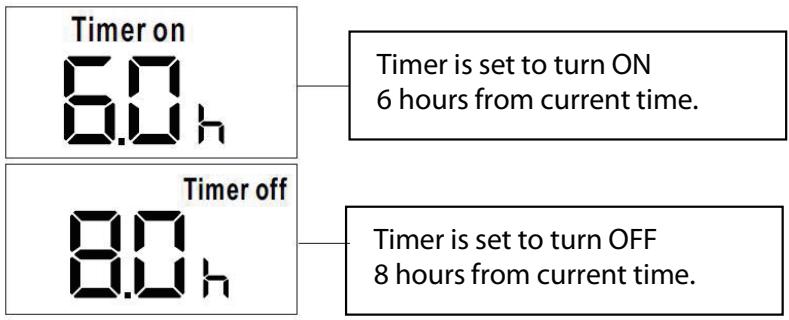 DARTY PAC1800 - TIMER OFF function - 10
