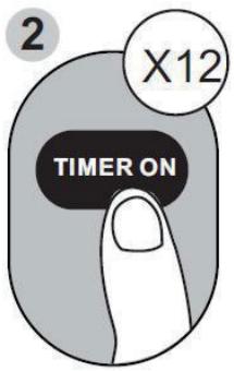 DARTY PAC1800 - TIMER OFF function - 3