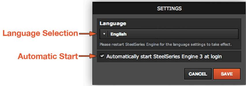 STEELSERIES RIVAL OPTICAL MOUSE - Application Settings - 1
