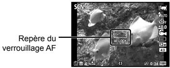 OLYMPUS TG-2 RED - Pour verrouiller la distance de mise au point pour les prises de vue sous l'eau (verrouillage AF) - 1