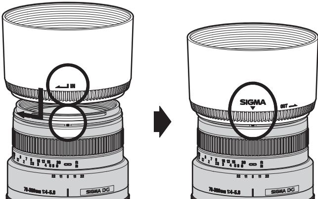 SIGMA 70-300 4-5.6 APODG - PRECAUTIONS ELEMENTAIRES ET RANGEMENT - 4