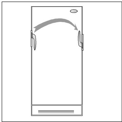 ARTHUR MARTIN ARC 3703 X - Pour changer le sens d'ouverture de la porte - 4