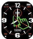 ICE-WATCH CE SMART 2.0ARGENT - Menu de atalhos: - 1