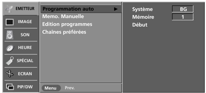 LG-GOLDSTAR 32LP1R-2E - Programmation automatique - 2