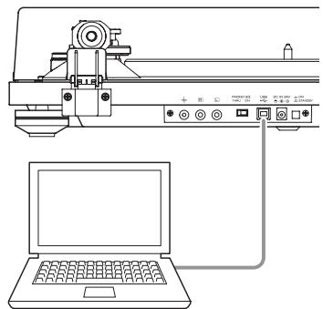 TEAC TN-4D - Branchement à un ordinateur - 1