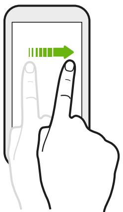 HTC ONE m9+ - Faire glisser - 1