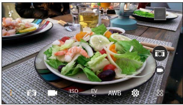 HTC ONE m9+ - Écran de l'appareil photo - 1