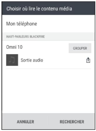 HTC ONE m9+ - Diffuser de la musique en streaming sur des haut-parleurs compatibles blackfire - 2
