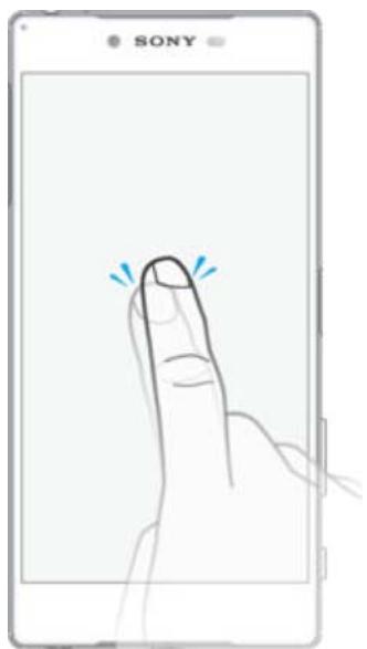 SONY Xperia Z5 Premium Noir - Utiliser l'écran tactile - 1