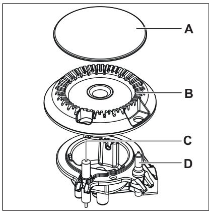 ELECTROLUX EGG75372W - Descripción general del quemador - 1
