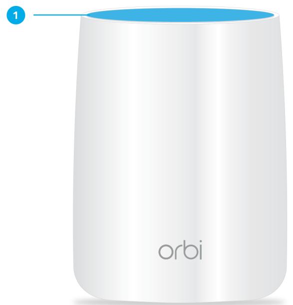 NETGEAR RBK20 - Orbi Router Model RBR50 Hardware Overview - 1