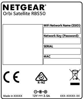 NETGEAR RBK20 - Labels - 2