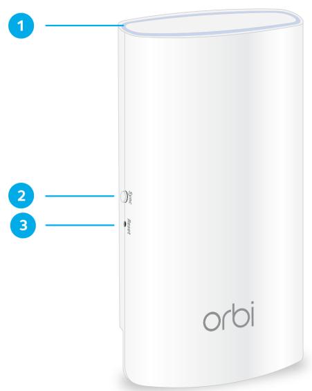 NETGEAR RBK20 - Orbi Wall Plug Satellite Model RBW30 Hardware Overview - 1