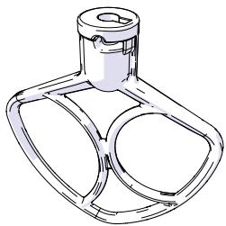 SMEG SMFO1PBEU - Batteur plat en aluminium - 1