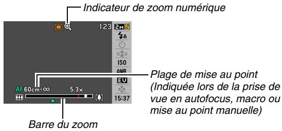 CASIO EX-Z65 - Point de transition entre le zoom optique et le zoom numérique - 1