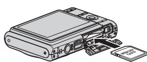 CASIO EX-Z65 - Insérez une carte mémoire dans l'appareil photo. - 1