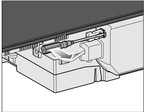 MIELE KMDA7473F - Raccordement à un contact de vitre, si nécessaire - 1