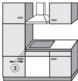 MIELE KMDA7473F - Distance de sécurité latérale / arrêté - 5