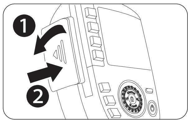 FUJIFILM EF-W1 - Insérez les piles - 3