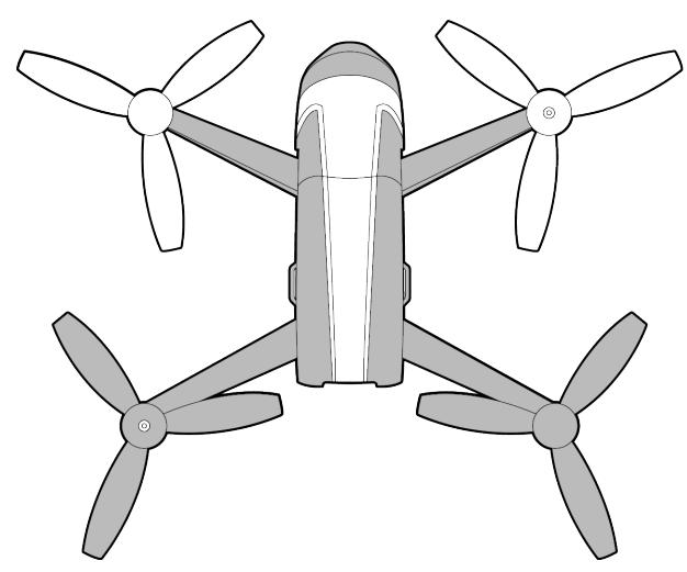 PARROT Bebop2 Adventurer - Remplacer les hélices - 2