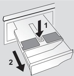 DARTY CANDYLAVE-LINGECSWS496TWMRE-47REC - POUR LES MODELES AVEC SYSTEME AUTOMATIQUE DE DOSAGE DU DETERGENT ET DE L'ADOUCISSANT LIQUIDES: - 1
