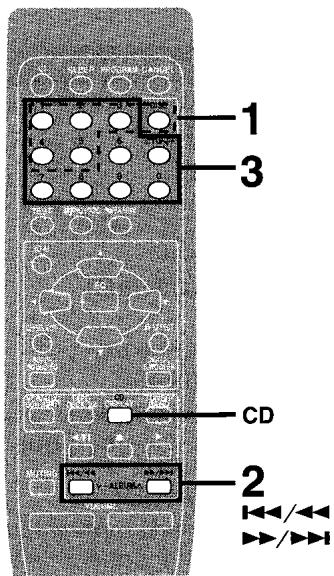 TECHNICS SCEH790 - Pour programmer la plage dont vous faites actuellement la lecture CD (CD-DA) uniquement - 1