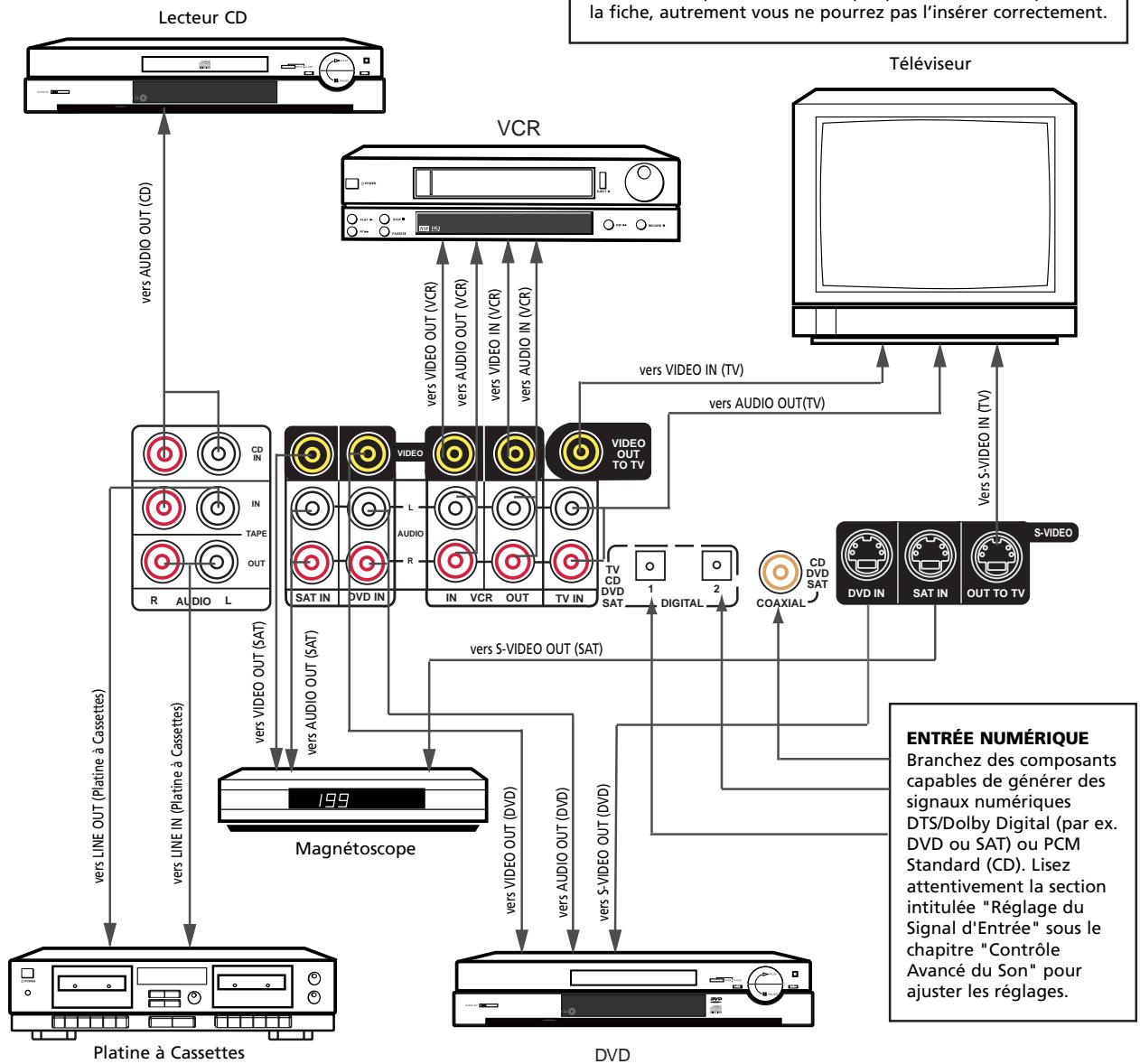 THOMSON DPL680HT - Branchement sur des Composants Audiovisuels - 1