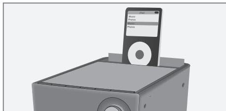 GRUNDIG UMS4950 - Branchement de l'iPod/iPhone - 1
