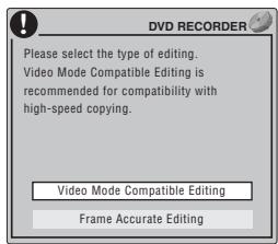 PIONEER DVR-433H - Sélectionnez le type de montage. - 1