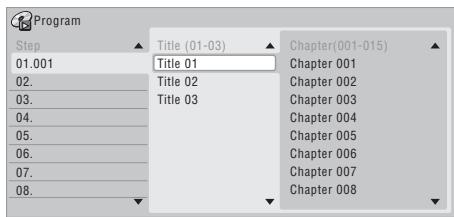 Program Step 01.001 02. 03. 04. 05. 06. 07. 08. Title (01-03) Title 01 Title 02 Title 03 Chapter(001-015) Chapter 001 Chapter 002 Chapter 003 Chapter 004 Chapter 005 Chapter 006 Chapter 007 Chapter 008