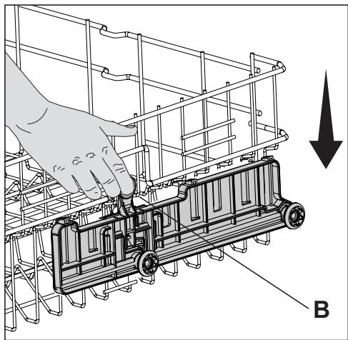 BEKO DIN1422 - Panier à couverts à trois compartments (en fonction du modulo) - 2