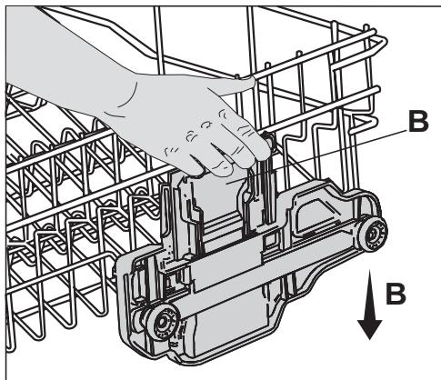 BEKO DIN1422 - Panier supérieur avec réglage variable de la hauteur (en fonction du modele) - 2