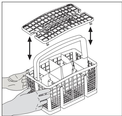 BEKO DIN1422 - Panier à couverts amovible (en fonction du modele) - 2