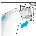 BRAUN iRT3030WE - Utilisation du thermomètre Braun ThermoScan - 1