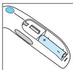 BRAUN iRT3030WE - Remplacement de la pile - 2