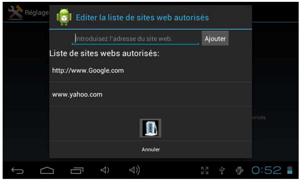 MONSTER HIGH 4 GB(MHUOO01D) - Réglages du contrôle parental - 3